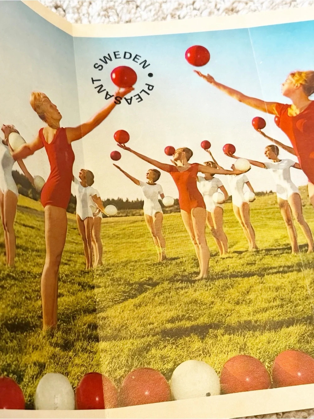 1965 Swedish Sweden Travel Tourism Brochure Womens Rhythmic Gymnastics Team